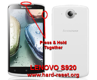 How to Easily Master Format LENOVO S920 with Safety Hard Reset? : Hard 