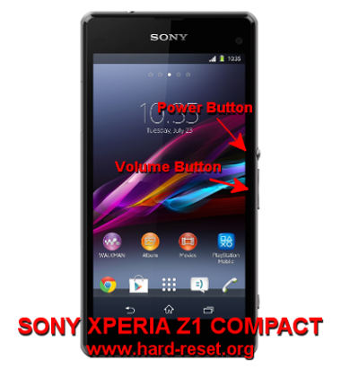 Sony xperia z1 compact hard reset 460
