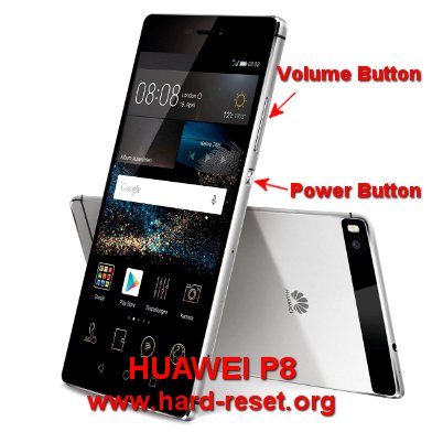 hard reset huawei p8 to factory default