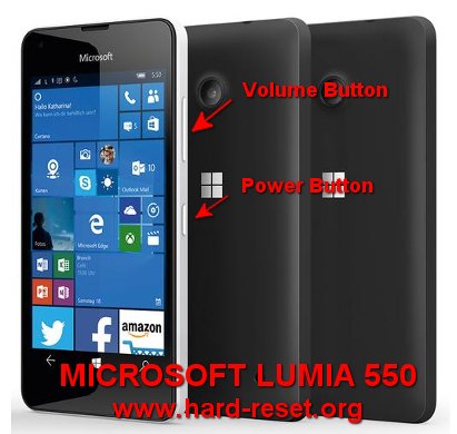 hard reset microsoft lumia 550