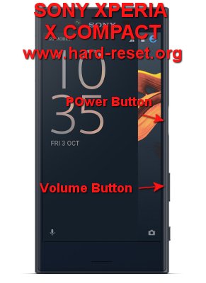 hard reset sony xperia x compact