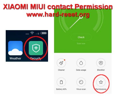 xiaomi miui show whatsapp contact sync with phonebook permission
