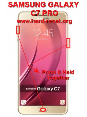 hard reset samsung galaxy c7 pro