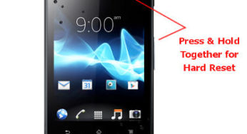 How to Easily Master Format SONY XPERIA Go/Advance (ST27i/ST27a) with Safe Hard Reset?