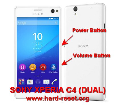 hard reset sony xperia c4 (dual) - master format