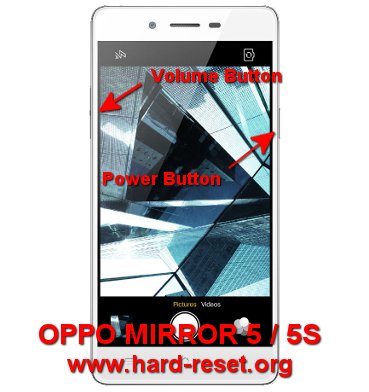 hard reset oppo mirror 5 / mirror 5s