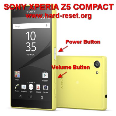hard reset sony xperia z5 compact