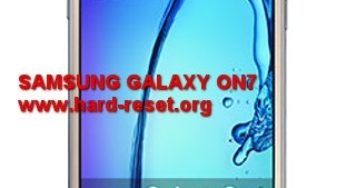 How to Easily Master Format SAMSUNG GALAXY ON7 (PRO) with Safety Hard Reset?
