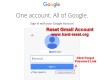 easy reset google account forgot password