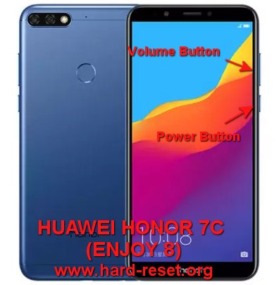 hard reset huawei honor 7c / huawei enjoy 8