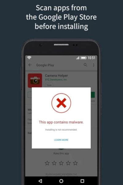 hardreset antivirus review : app contains malware