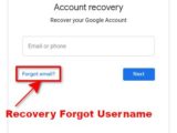 hardreset recovery forgot google account username or email