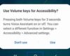 hard reset turnoff samsung talkback voice assistance