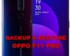 how to backup & restore data on oppo f11 pro