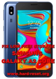 samsung a2 core sd card