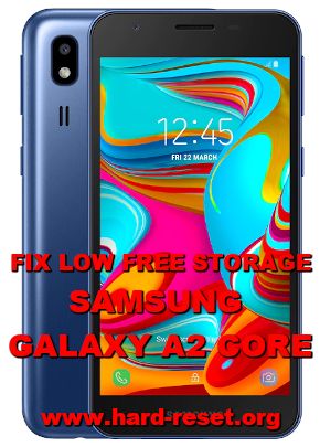 solution to fix low storage space issues on samsung_galaxy a2 core