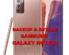 how to backup restore data on samsung galaxy note 20