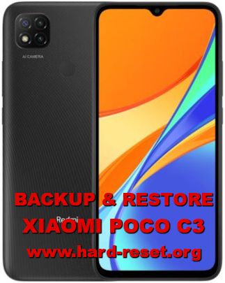 how backup & restore data on xiaomi poco c3