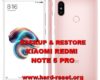 solution for backup & restore xiaomi redmi note 5 pro