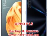 solution to backup & restore data on oppo f15