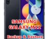 how backup & restore data on samsung galaxy m11