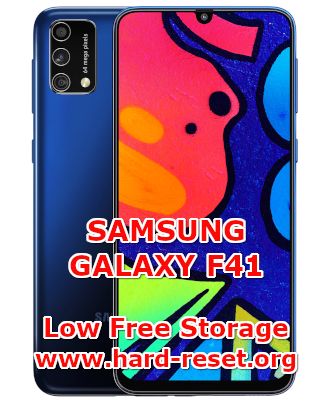 solution to fix insufficient storage full on samsung galaxy f41