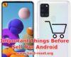 how to sell android smartphone without any issues