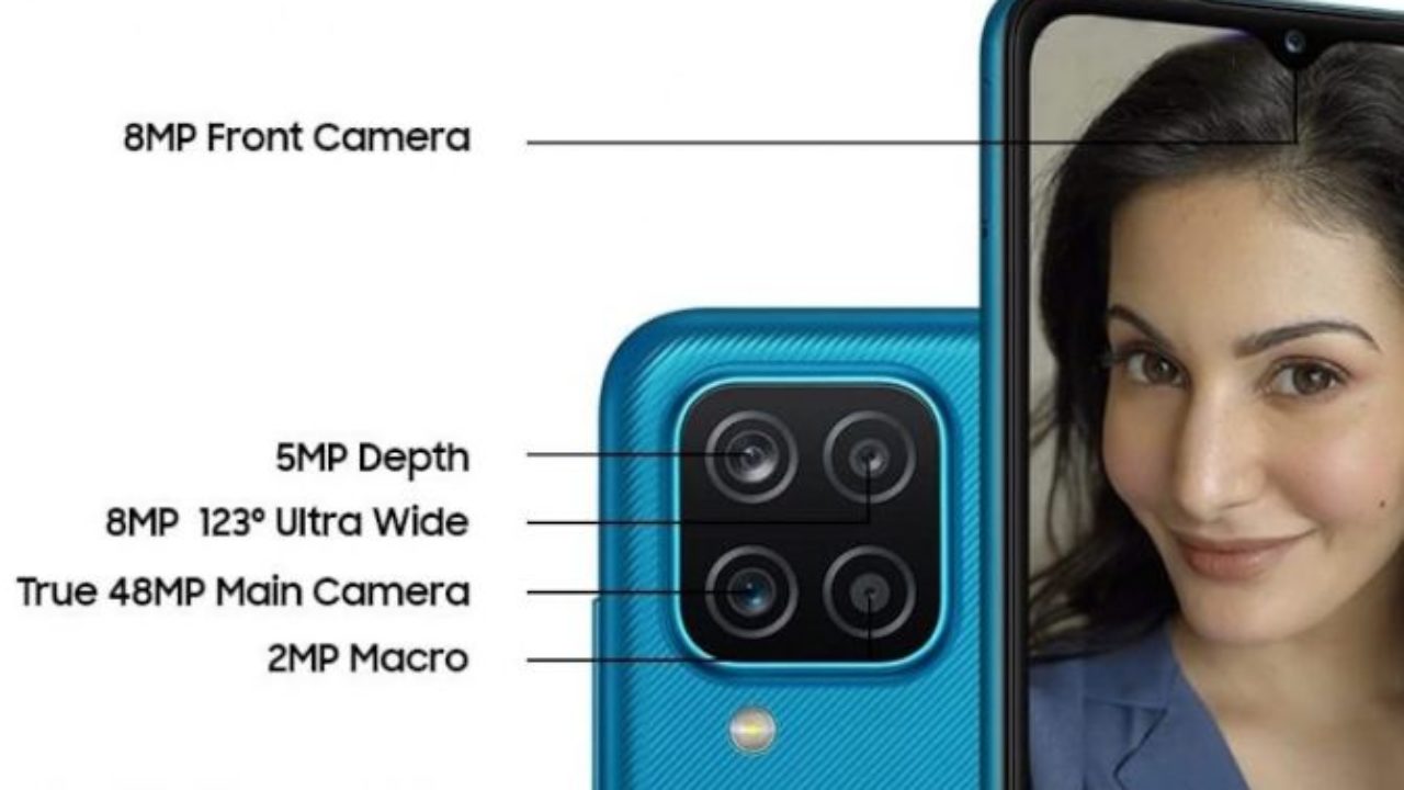 rear camera in galaxy m12