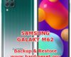 how to backup & restore data on samsung galaxy m62