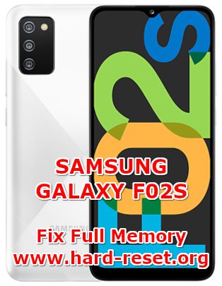 how to fix memory full problems on samsung galaxy f02s