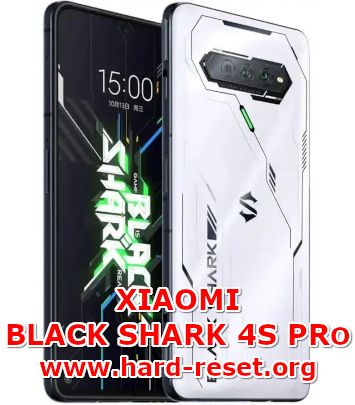 hard reset xiaomi blackshark 4s pro