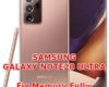 how to fix memory full problems on samsung galaxy note20 ultra