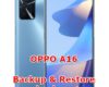 how to backup & restore data on oppo a16