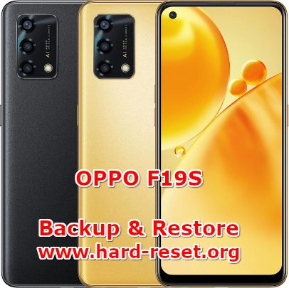 how to backup restore data on oppo f19s