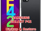 how to backup & restore data on samsung galaxy f42