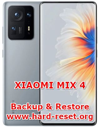 how to backup and restore data on xiaomi mi mix4