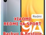 how to backup & restore data on xiaomi redmi 9a sport