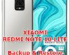how to backup & restore data on xiaomi redmi note 10lite