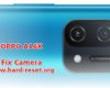 how to fix camera problems on oppo a16k