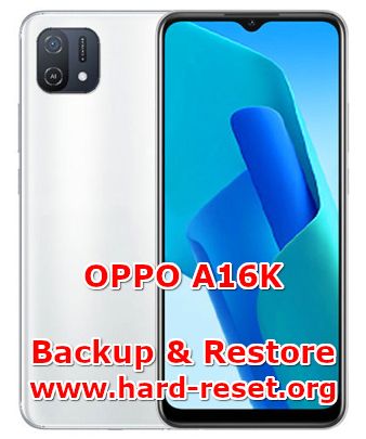 how to backup & restore data on vivo a16k