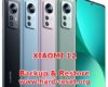 how to backup & restore data on xiaomi 12