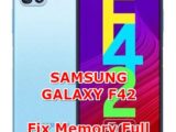 how to fix insufficient storage issues on samsung galaxy f42