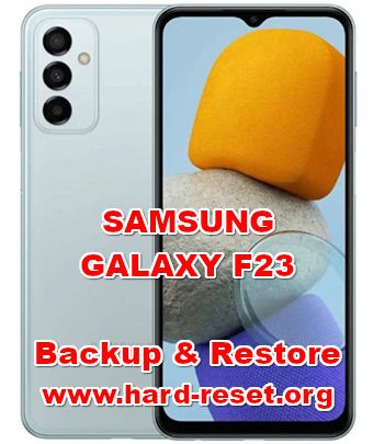 how to backup & restore data on samsung galaxy f23