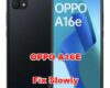 how to fix lagging problems on oppo a16e