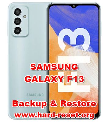 how to backup & restore data on samsung galaxy f13