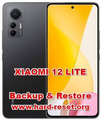 how to backup & restore data on XIAOMI 12 LITE