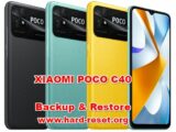 how to backup & restore data on XIAOMI POCO C40