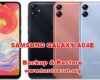 how to backup & restore data on SAMSUNG GALAXY A04E