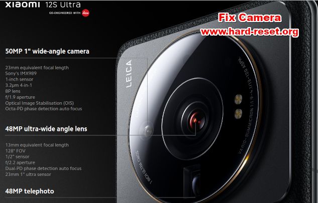 how to fix camera problems on XIAOMI 12S ULTRA
