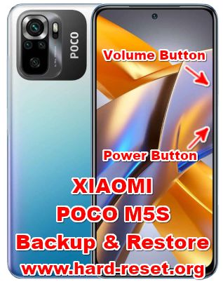 how to backup & restore data on XIAOMI POCO M5S